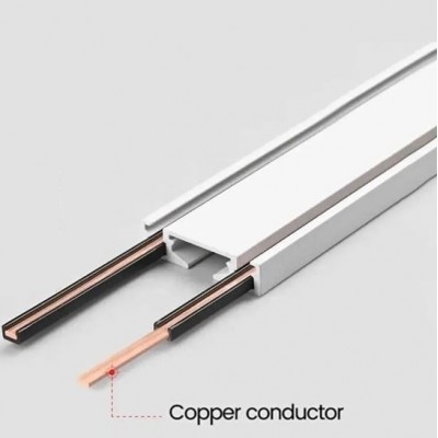 Μαγνητική Ράγα Οροφής 48V Slim Λευκή 2m Inlight TR008